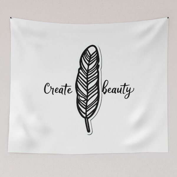 Item preview, Create Beauty Feather & Eyeliner Sketch designed and sold by NiftyWrx.