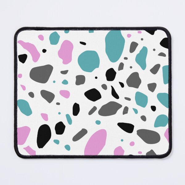 Item preview, 80's Retro White Multicolor Terrazzo Tile Composition Seamless designed and sold by Alchemy-A-La-G.