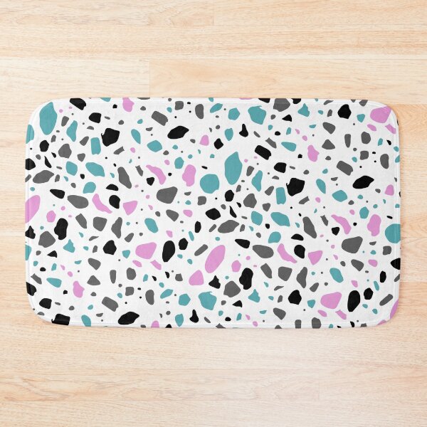 Item preview, 80's Retro White Multicolor Terrazzo Tile Composition Seamless designed and sold by Alchemy-A-La-G.