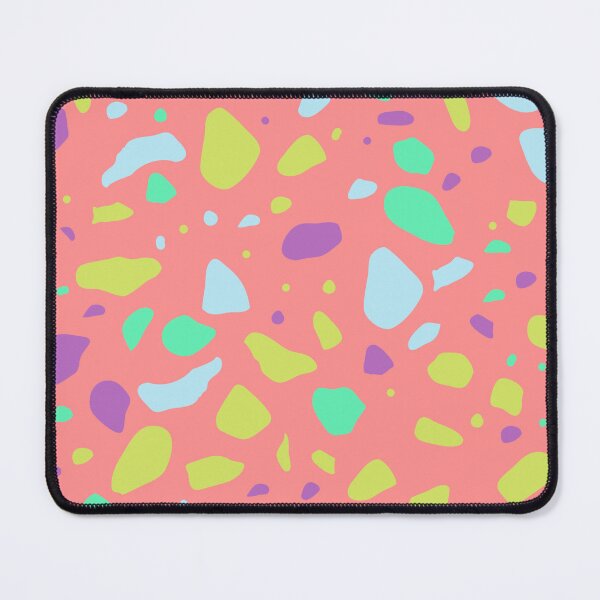 Item preview, Bright Happy Pink Multicolor Terrazzo Tile Composition Seamless designed and sold by Alchemy-A-La-G.