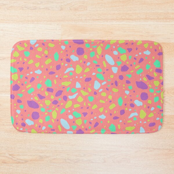 Item preview, Bright Happy Pink Multicolor Terrazzo Tile Composition Seamless designed and sold by Alchemy-A-La-G.