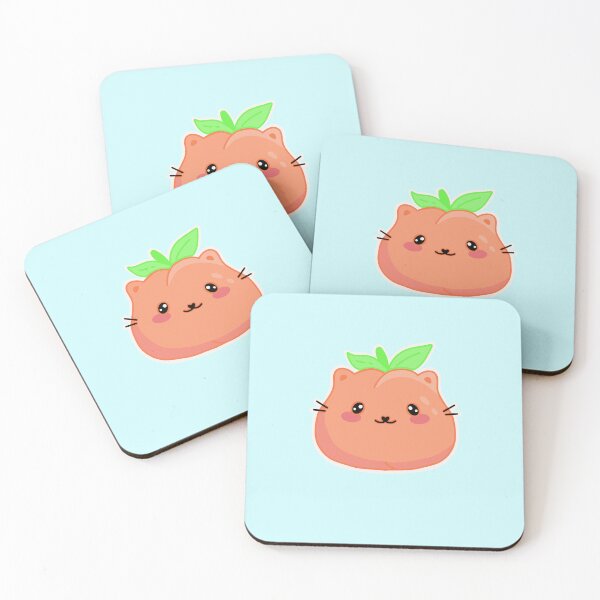 Item preview, Peach Cat designed and sold by strawbubbyart.