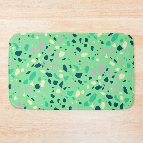 Item preview, Green Multicolor Terrazzo Tile Composition Seamless Flooring Replica designed and sold by Alchemy-A-La-G.