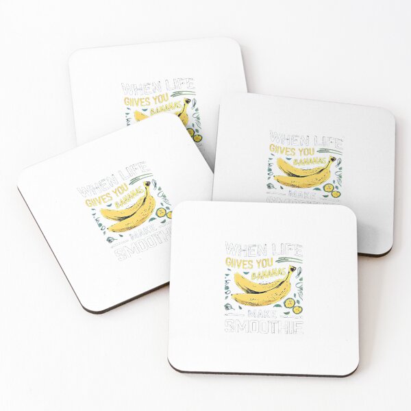 Item preview, When life gives you bananas make smoothie  designed and sold by BlissfulBlossom.