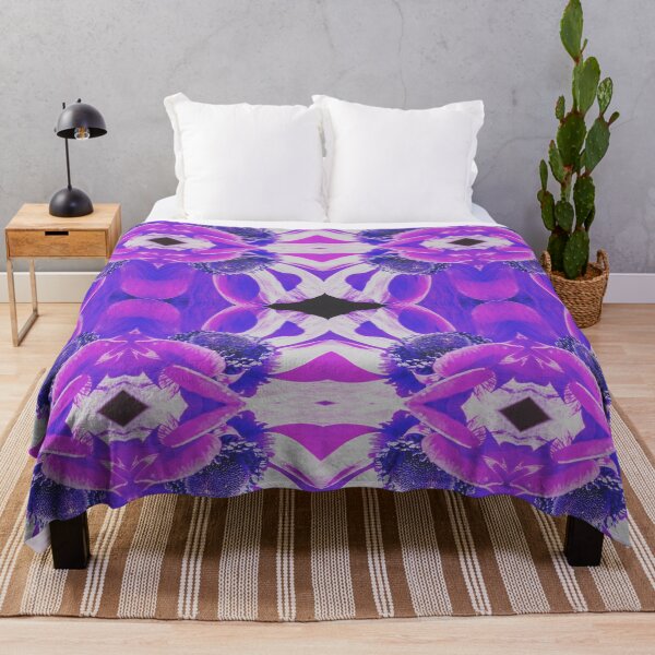 Item preview, Purple Flower Power Pattern designed and sold by TrishAbyss.