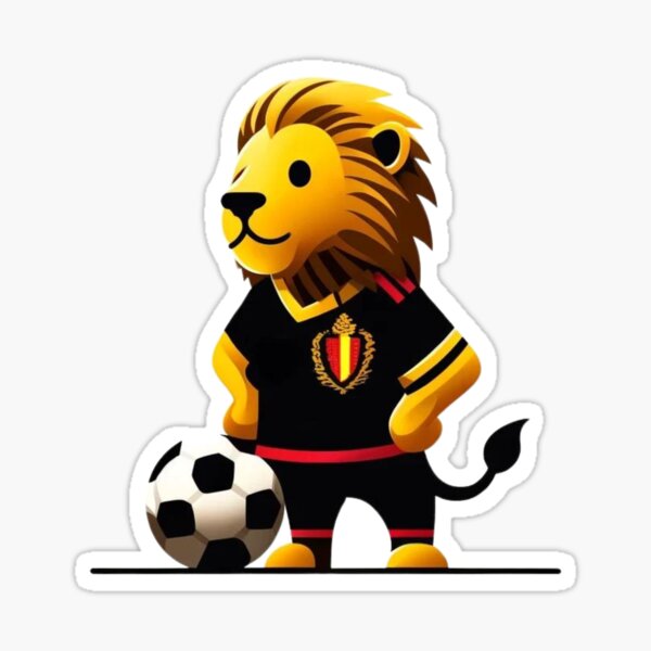 Item preview, Belgium soccer lion supporting t-shirt designed and sold by maypp.
