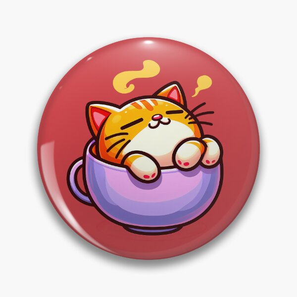 Item preview, Cute cartoon kitten taking bath in coffee cup designed and sold by AD-Digital-Art.