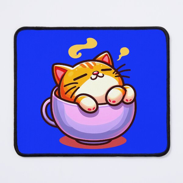 Item preview, Cute cartoon kitten taking bath in coffee cup designed and sold by AD-Digital-Art.