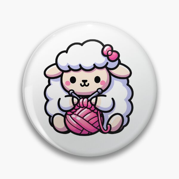 Artikelvorschau, Kawaii Schafe stricken entworfen und verkauft von Cloudlilyart.