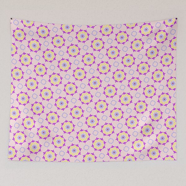 Item preview, Pink Multicolor Cloud Flower Petals Ordered Harmonious Composition designed and sold by Alchemy-A-La-G.