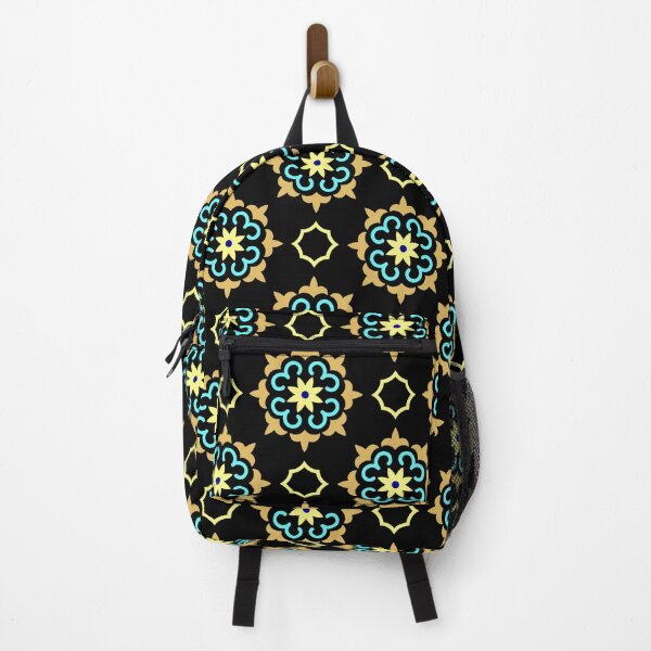 Item preview, Black Multicolor Cloud Flower Petals Ordered Harmonious Composition designed and sold by Alchemy-A-La-G.
