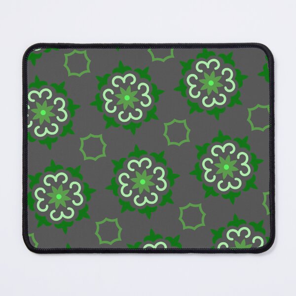 Item preview, Green Grey Cloud Flower Petals Ordered Harmonious Composition designed and sold by Alchemy-A-La-G.