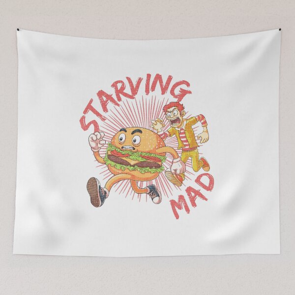 Item preview, Starving mad | Burger on the Run! designed and sold by LicencaPoetica.