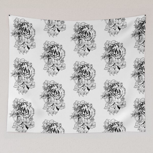 Item preview, Neo traditional tiger designed and sold by Julia Nunan.