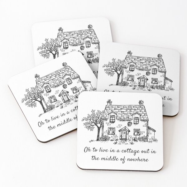 Item preview, Oh to live in a cottage design designed and sold by CarefulCreation.