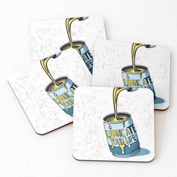 Item preview, Lubricate Your Life - Pop Art Oil Can Design designed and sold by NiftyWrx.