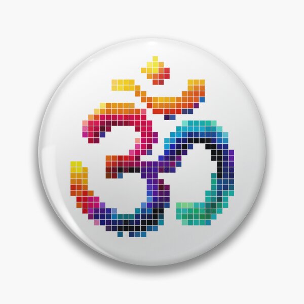 Item preview, Pixels Om: Vibrant Digital Mantra designed and sold by H Jonas.