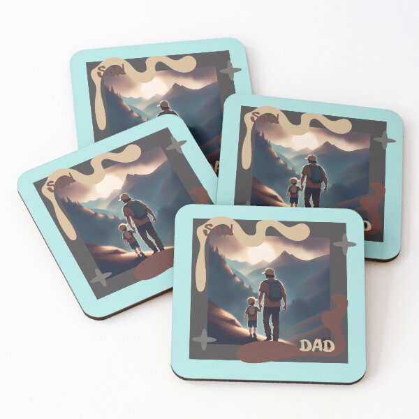 Item preview, DAD & SON, SON & DAD, Family, love, father, daddy designed and sold by GOLDENGARDENART.