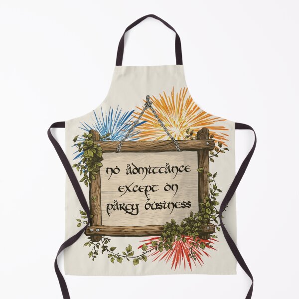 Item preview, No Admittance! (except on party business) designed and sold by Studio Pandemonia.
