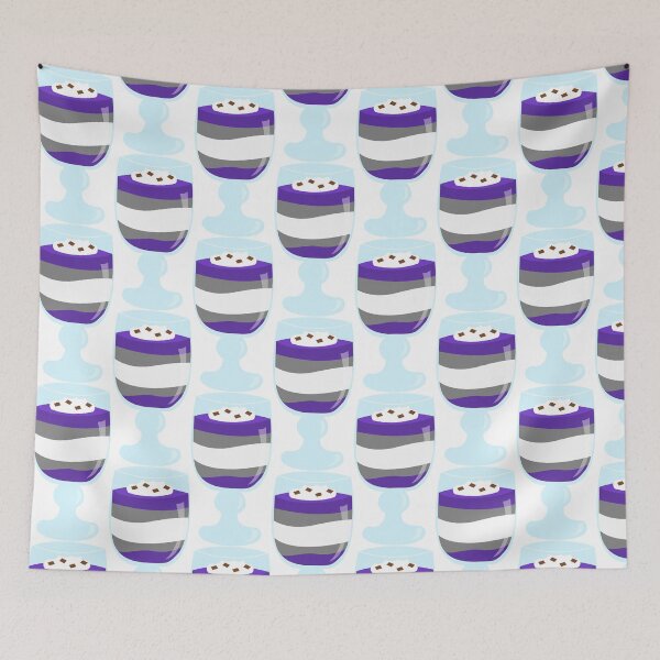 Item preview, Parfait Greysexual Pride Flag designed and sold by HarveyHandcraftsandDesigns.
