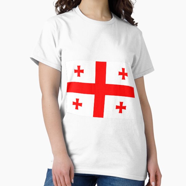 Item preview, Georgian flag designed and sold by NachtProduction.