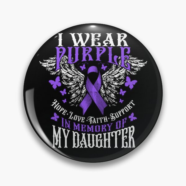 Item preview, I Wear Purple In Memory Of My Daughter Overdose Awareness Gear designed and sold by DynamicDesign.