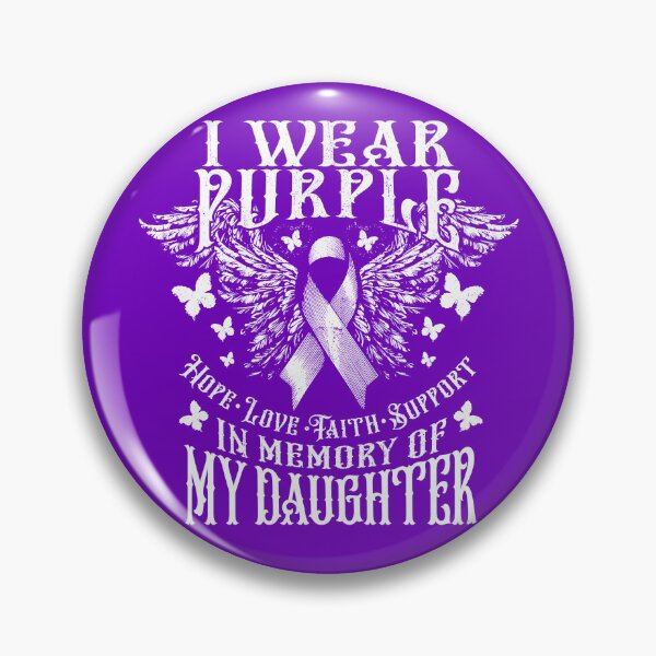 Item preview, I Wear Purple In Memory Of My Daughter Overdose Awareness Gear designed and sold by DynamicDesign.