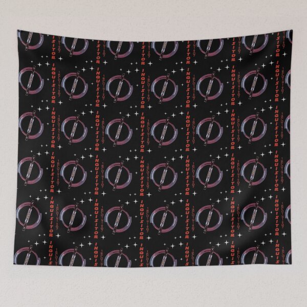 Item preview, Repeating Pattern Lightsaber Dark Side 5 designed and sold by fiatluxillust.