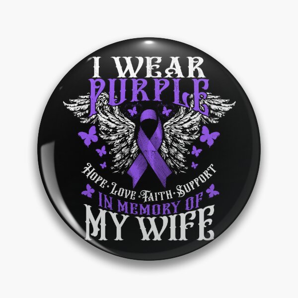 Item preview, I Wear Purple In Memory Of My Wife Overdose Awareness Gear designed and sold by DynamicDesign.