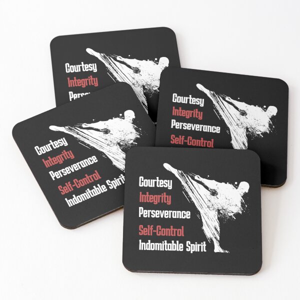 Item preview, Five Tenets of Taekwondo designed and sold by Aura Artistic.