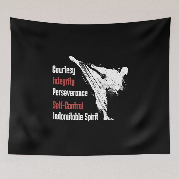 Item preview, Five Tenets of Taekwondo designed and sold by Aura Artistic.