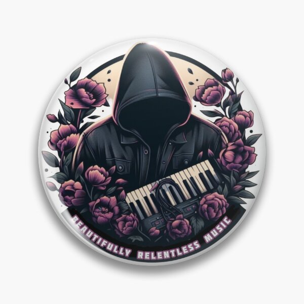 Item preview, Música bellamente implacable (flores moradas) designed and sold by Cyphertribe.
