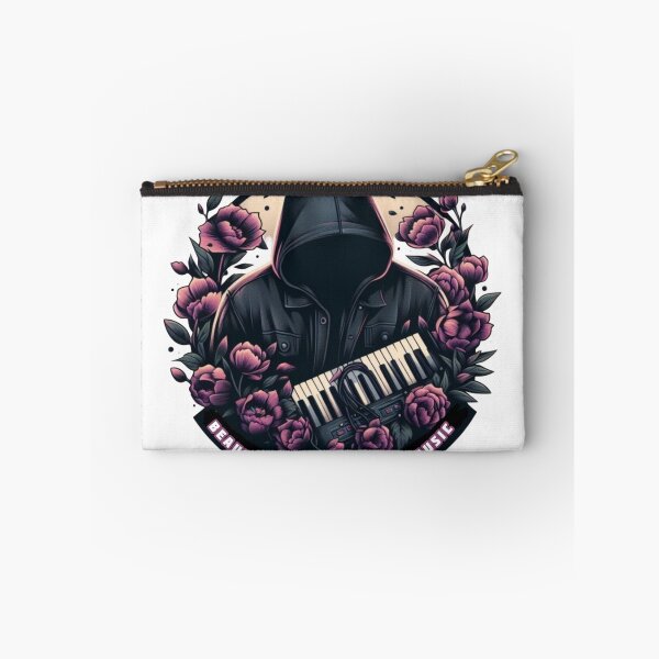 Item preview, Música bellamente implacable (flores moradas) designed and sold by Cyphertribe.