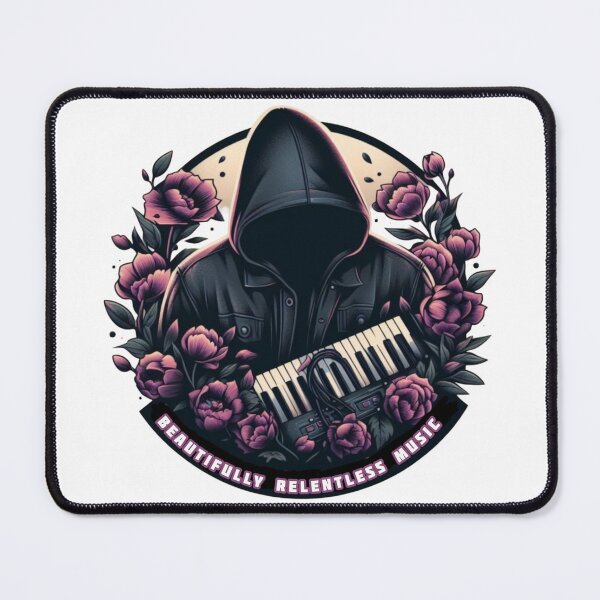 Item preview, Música bellamente implacable (flores moradas) designed and sold by Cyphertribe.