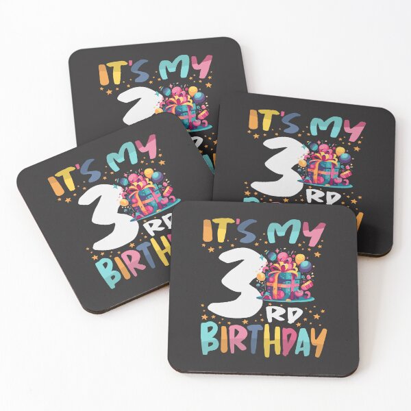 Item preview, It's My 3rd Birthday Happy Kids Birthday Boys or Girls designed and sold by cidolopez.