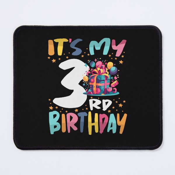 Item preview, It's My 3rd Birthday Happy Kids Birthday Boys or Girls designed and sold by cidolopez.
