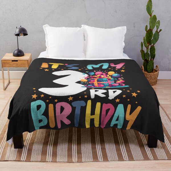 Item preview, It's My 3rd Birthday Happy Kids Birthday Boys or Girls designed and sold by cidolopez.