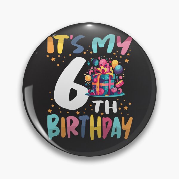 Item preview, It's My 6th Birthday Happy Kids Birthday designed and sold by cidolopez.