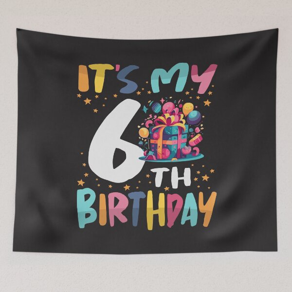 Item preview, It's My 6th Birthday Happy Kids Birthday designed and sold by cidolopez.