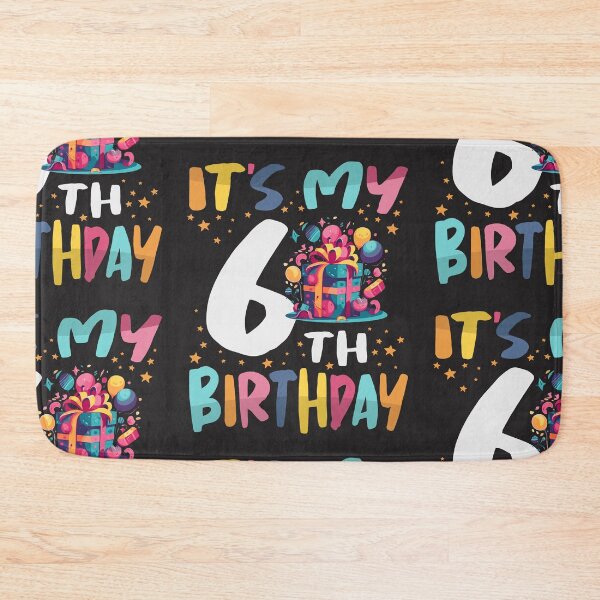 Item preview, It's My 6th Birthday Happy Kids Birthday designed and sold by cidolopez.