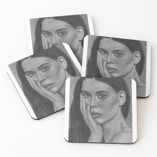 Item preview, pencil drawing girl designed and sold by illyartz.