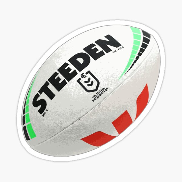 Item preview, Balón Steeden NRL 2024 Premiership Rugby League designed and sold by Zemolee.