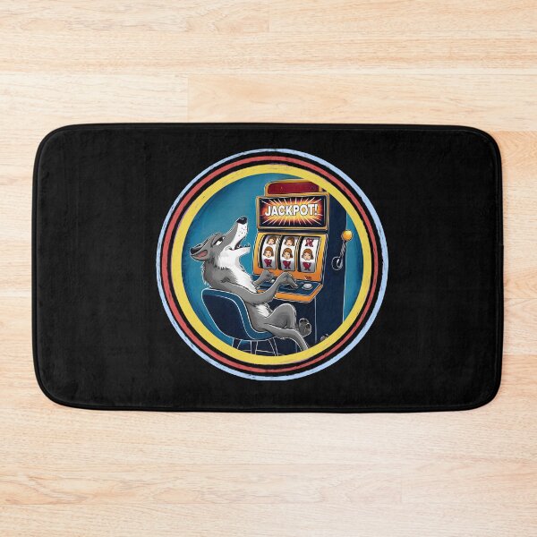 Item preview, Casino Gambling Wolf at Slot Machine  designed and sold by SloganExpress.
