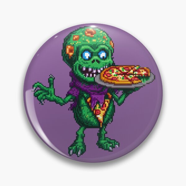 Item preview, Undead Alien Pizza Eater designed and sold by CheeseBalls08.