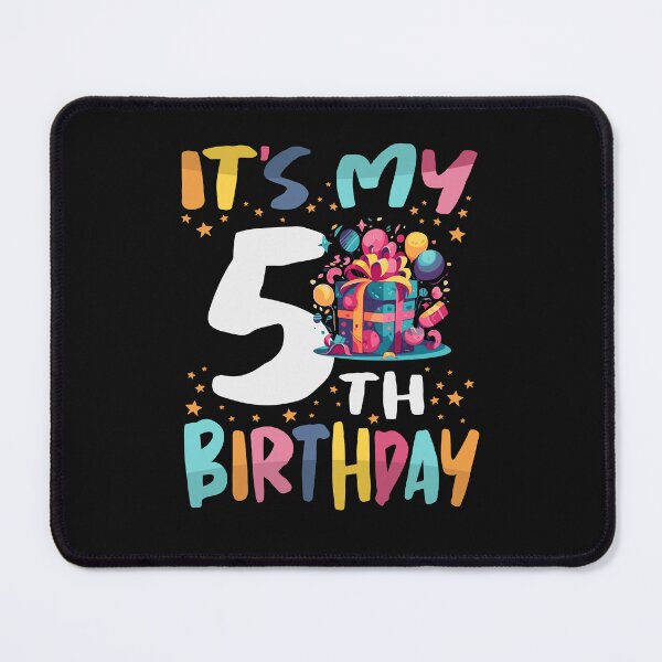Item preview, It's My 5th Birthday Happy Kids Birthday Boys or Girls designed and sold by cidolopez.