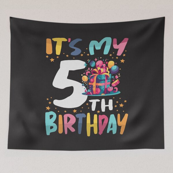Artikelvorschau, Es ist mein 5. Geburtstag. Alles Gute zum Geburtstag, Jungen oder Mädchen entworfen und verkauft von cidolopez.