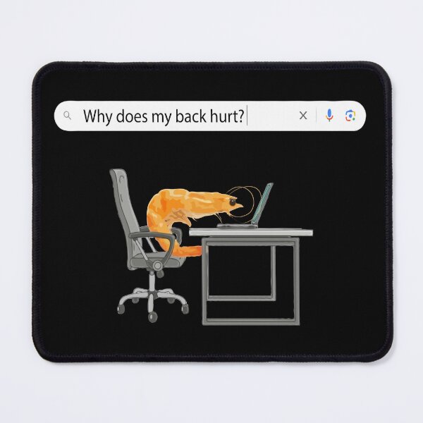 Item preview, Why does my back hurts? - meme designed and sold by LoFi-OG.