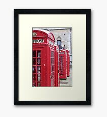 Red Telephone Boxes, London Framed Print
