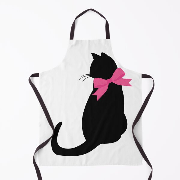 Item preview, Black Cat with Pink Bow designed and sold by LdLdesigns.