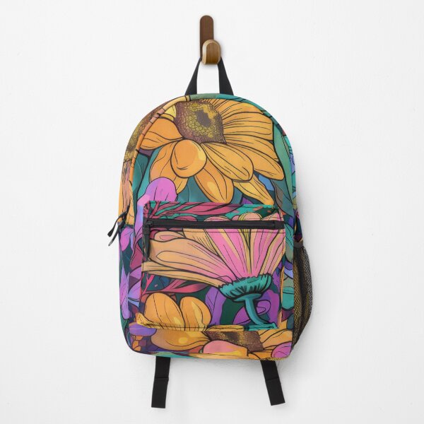 Item preview, Stunning vibrant yellow, pink, aqua and purple flower display designed and sold by PrettyPinkSkies.